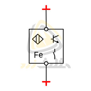 نماد سنسور القایی 2 سیمه طبق استاندارد IEC