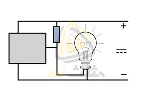 اتصال صحیح لامپ به عنوان بار به سنسور AC