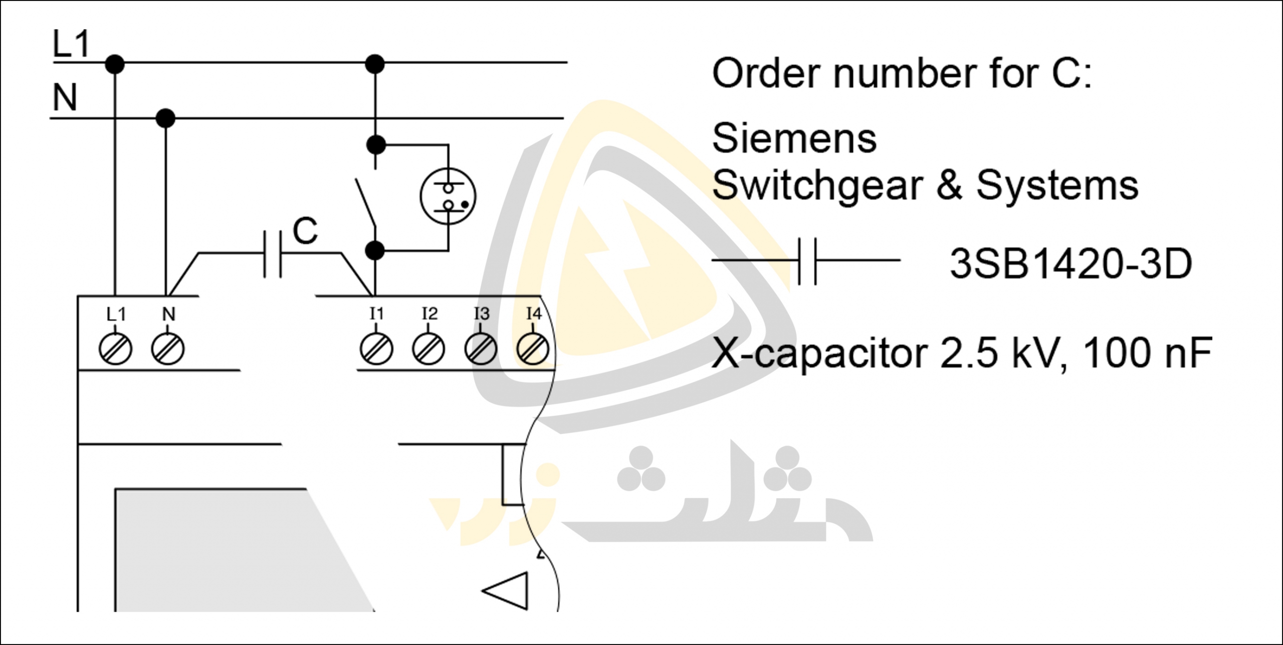 اتصال glow lamp و 2 wire proximity switches  به LOGO! 230 RC، LOGO! 230 RCo یا LOGO! DM8 R (AC)