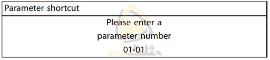 دسترسی سریع به پارامترها با وارد کردن عدد گروه و شماره‌ی پارامتر