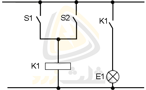 دیاگرام مداری در پیاده سازی یک مثال در لوگو 8 بدون استفاده از نرم افزار