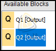 Available block در منوی Edit
