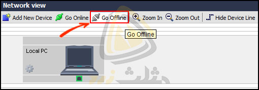 گزینه Go offline در لوگوسافت